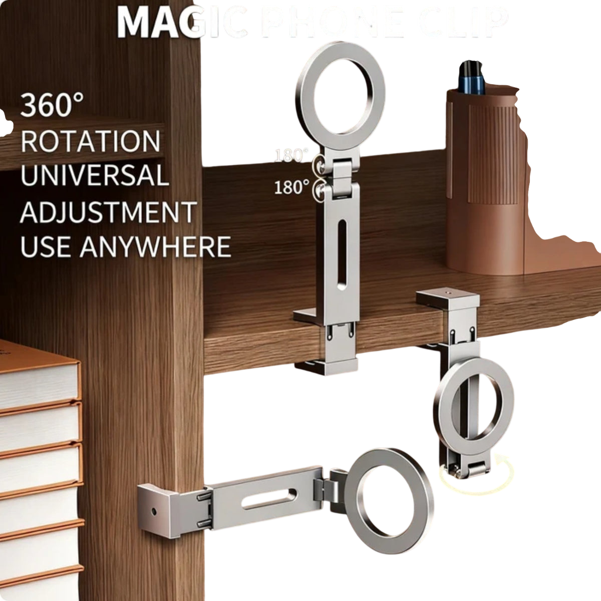 Magnetische Telefoonhouder – 360° Draaibaar