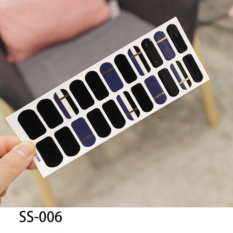 3D Laser Nagelstickers – Goud & Kleur