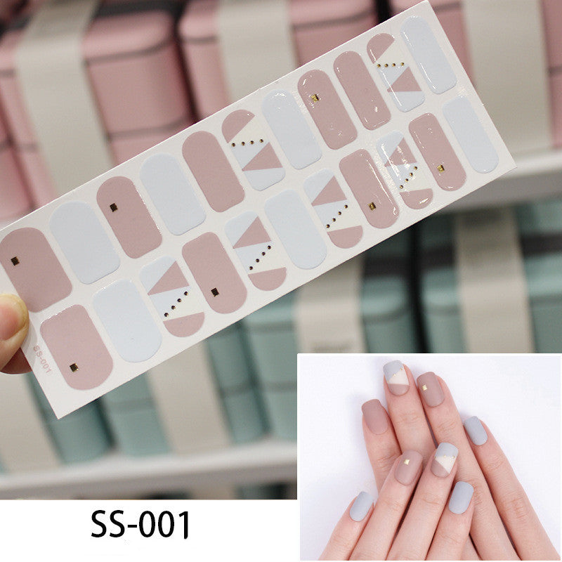 3D Laser Nagelstickers – Goud & Kleur