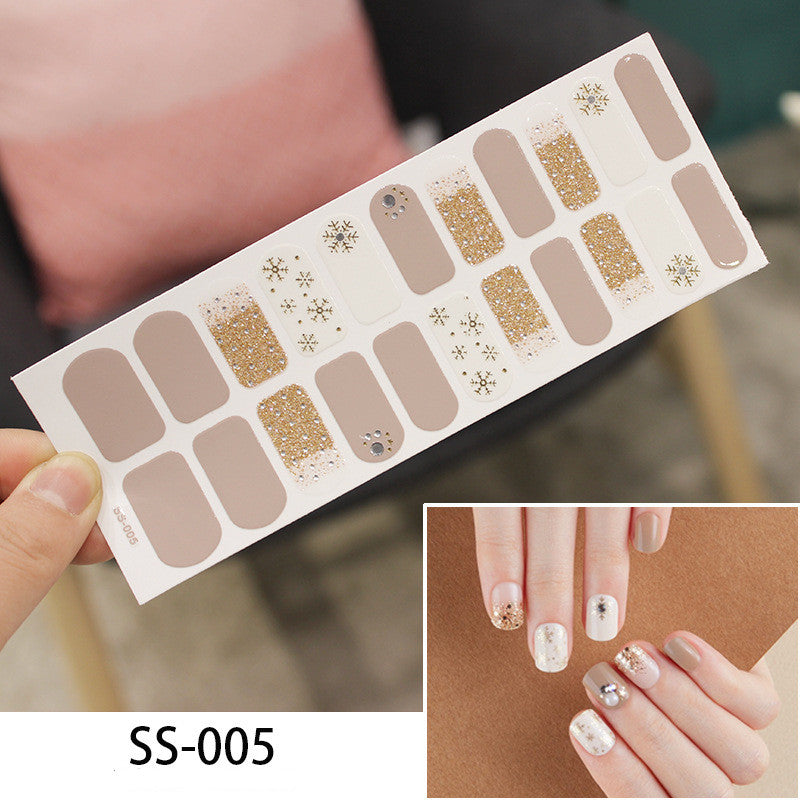3D Laser Nagelstickers – Goud & Kleur