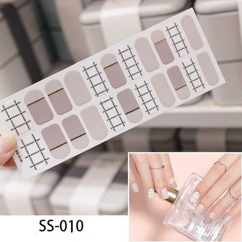 3D Laser Nagelstickers – Goud & Kleur