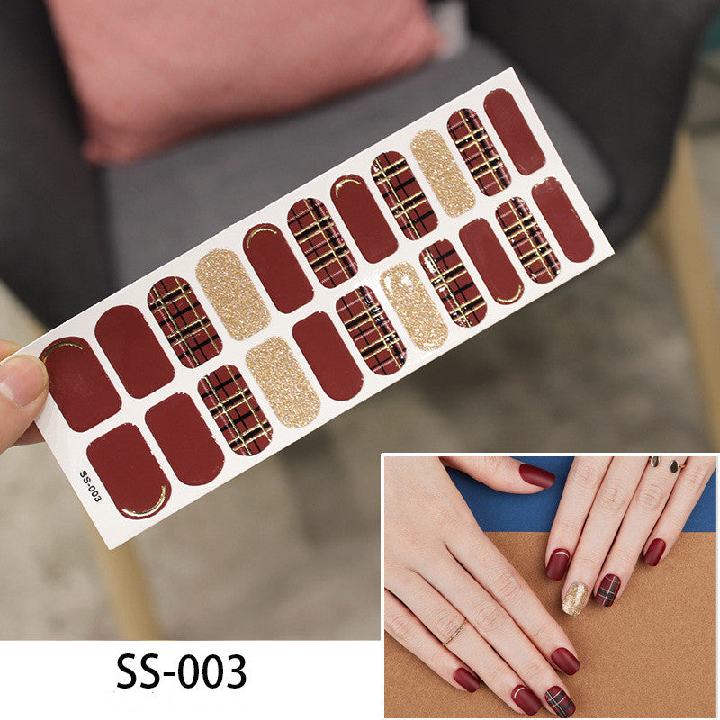 3D Laser Nagelstickers – Goud & Kleur