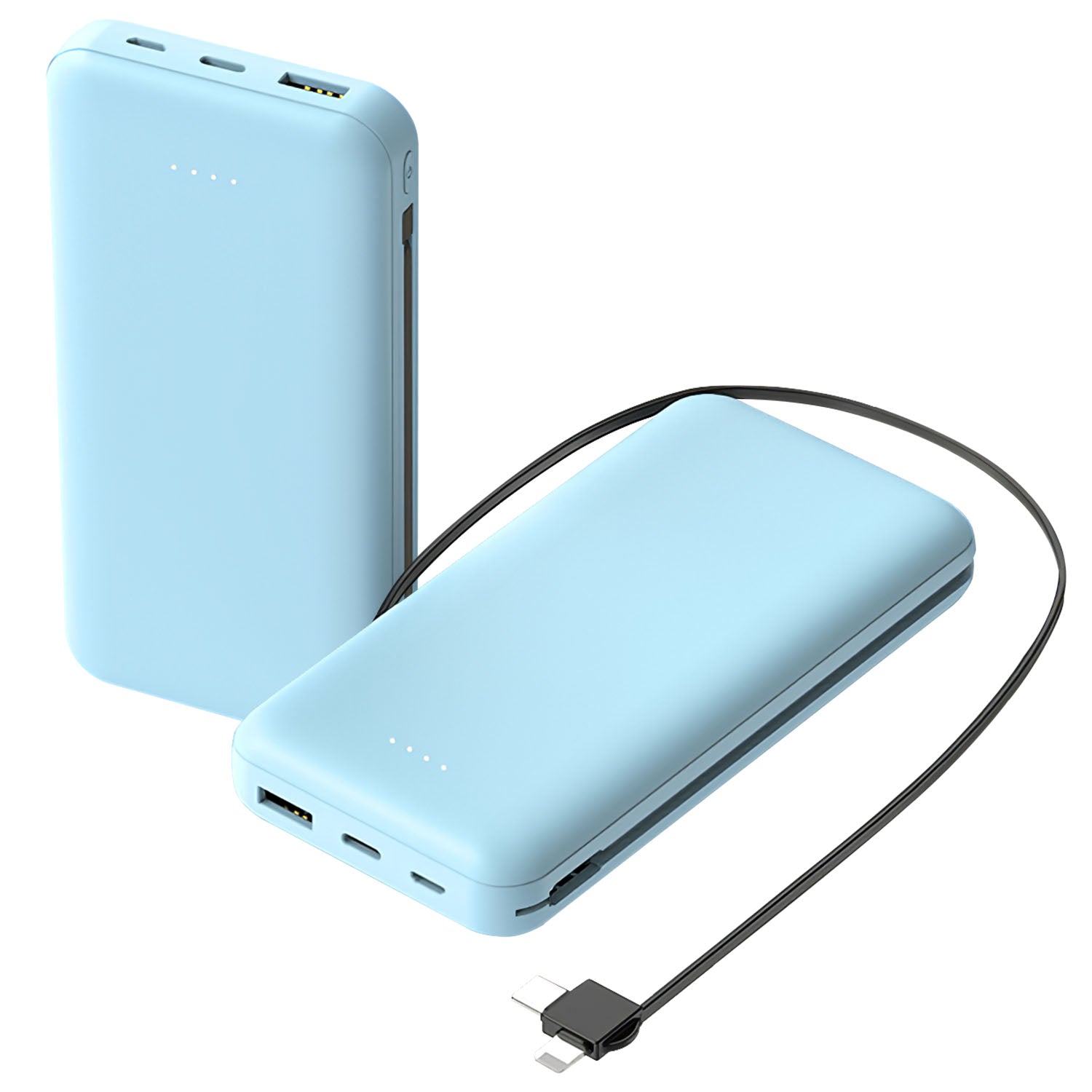Powerbank 10.000 mAh – USB-C & Lightning